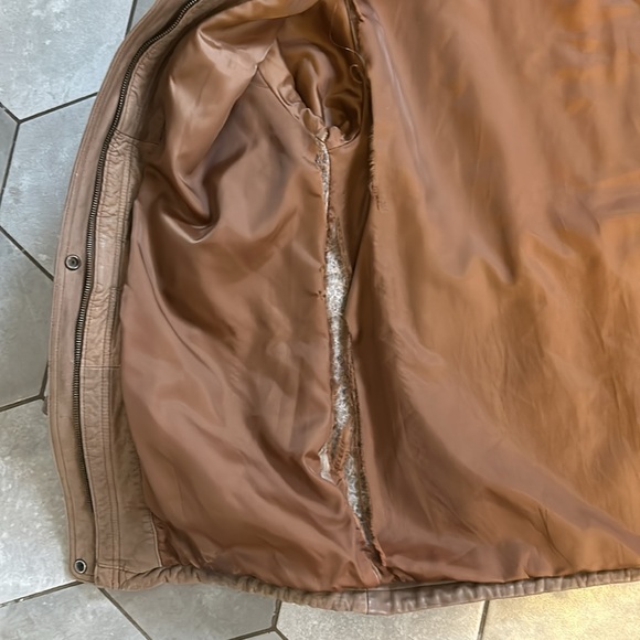 Vintage women's Boundary Waters Genuine Leather coat size M - Picture 5 of 5